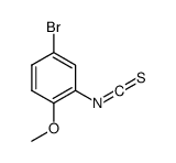 Benzene, 4-bromo-2-isothiocyanato-1-methoxy- (9CI)结构式