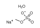 sulfuric acid monomethyl ester, sodium salt Structure