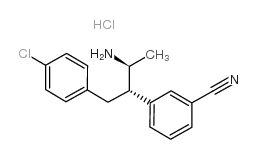 3-((2S,3S)-3-氨基-1-(4-氯苯基)丁-2-基)苯腈盐酸盐结构式