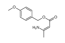 (4-methoxyphenyl)methyl 3-aminobut-2-enoate Structure
