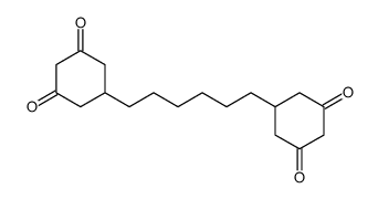 5-[6-(3,5-dioxocyclohexyl)hexyl]cyclohexane-1,3-dione结构式