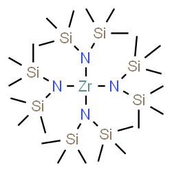 Tetrakis(hexamethyldisilazan)zirkonium Structure