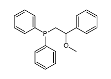 (2-methoxy-2-phenylethyl)-diphenylphosphane结构式
