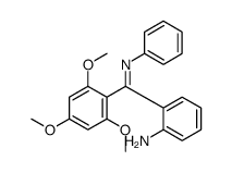 2-[N-phenyl-C-(2,4,6-trimethoxyphenyl)carbonimidoyl]aniline Structure