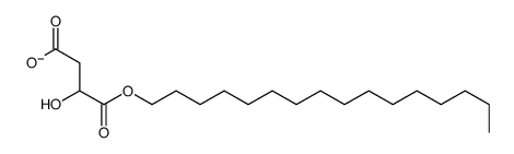 4-hexadecoxy-3-hydroxy-4-oxobutanoate结构式