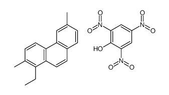 1-ethyl-2,6-dimethylphenanthrene,2,4,6-trinitrophenol结构式