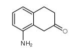 8-氨基-3,4-二氢萘-1(2H)-酮结构式