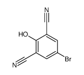 5-bromo-2-hydroxybenzene-1,3-dicarbonitrile Structure