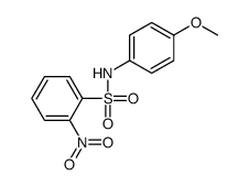 N-(4-methoxyphenyl)-2-nitrobenzenesulfonamide Structure