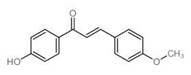 4′-羟基-4-甲氧基查尔酮结构式