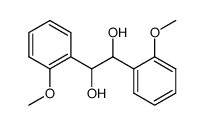 1,2-di-(2-methoxyphenyl)-ethylene glycol Structure