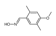4-methoxy-2,5-dimethylbenzaldehyde oxime Structure