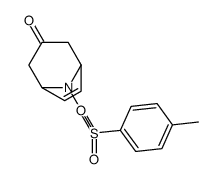 8-(4-methylphenyl)sulfonyl-8-azabicyclo[3.2.1]oct-6-en-3-one Structure