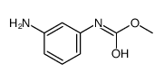 N-(3-氨基苯基)氨基甲酸甲酯结构式
