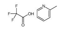 2-methylpyridine,2,2,2-trifluoroacetic acid Structure