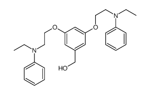 [3,5-bis[2-(N-ethylanilino)ethoxy]phenyl]methanol结构式