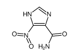 5-硝基-1H-咪唑-4-羧酰胺结构式