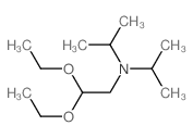 N-(2,2-diethoxyethyl)-N-propan-2-yl-propan-2-amine结构式