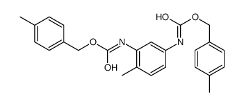 (4-methylphenyl)methyl N-[2-methyl-5-[(4-methylphenyl)methoxycarbonylamino]phenyl]carbamate结构式
