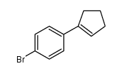 1-溴-4-环戊基苯结构式