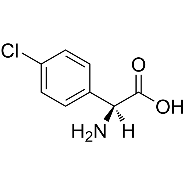 (S)-4-氯苯甘氨酸结构式