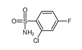 2-氯-4-氟苯磺酰胺结构式
