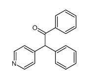 1,2-diphenyl-2-(4-pyridyl)-1-ethanone结构式