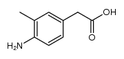 2-(3-甲基-4-氨基苯基)乙酸结构式