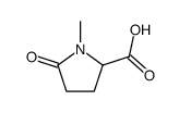 1-methyl-5-oxopyrrolidine-2-carboxylic acid Structure