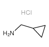 Cyclopropanemethanamine,hydrochloride (1:1) structure
