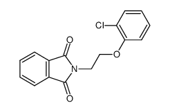 2-(2-(2-chlorophenoxy)ethyl)isoindoline-1,3-dione结构式