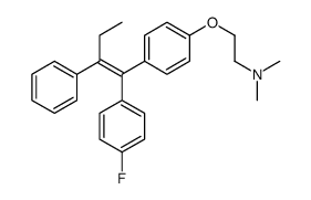 4-fluorotamoxifen结构式