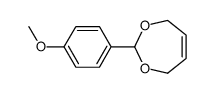 2-(4-methoxyphenyl)-4,7-dihydro-1,3-dioxepine结构式