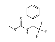 methyl (2,2,2-trifluoro-1-phenylethyl)carbamodithioate结构式