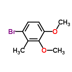 1-溴-3,4-二甲氧基-2-甲基苯结构式
