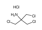 1,3-dichloro-2-(chloromethyl)propan-2-amine hydrochloride Structure