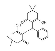 3-hydroxy-2-[(2-hydroxy-4,4-dimethyl-6-oxocyclohexen-1-yl)-phenylmethyl]-5,5-dimethylcyclohex-2-en-1-one结构式