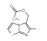 Imidazo[2,1-b]thiazole-5-methanol,6-chloro-, 5-acetate Structure