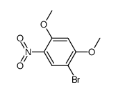 1-bromo-2,4-dimethoxy-5-nitrobenzene结构式