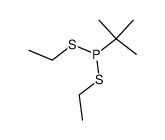 S,S-diethyl tert-butyldithiophosphonite Structure