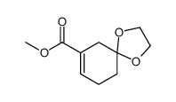 methyl 1,4-dioxaspiro[4.5]dec-7-ene-7-carboxylate结构式