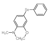 Benzenamine,2-methoxy-N,N-dimethyl-4-(phenylseleno)-结构式
