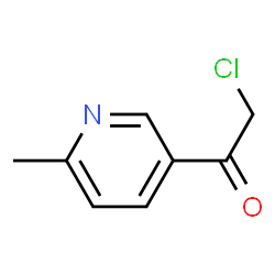 Ethanone,2-chloro-1-(6-methyl-3-pyridinyl)- Structure