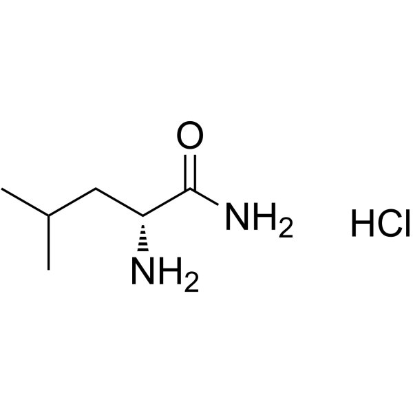 D-亮氨酰胺盐酸盐结构式