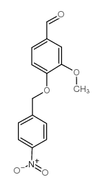 3-甲氧基-4-(对硝基苄氧基)苯甲醛结构式