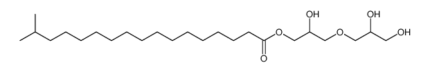 聚甘油-2 异硬脂酸酯结构式