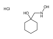 1-[(hydroxyamino)methyl]cyclohexan-1-ol,hydrochloride结构式
