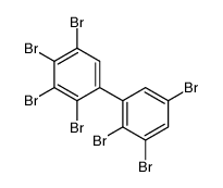 1,2,3,4-tetrabromo-5-(2,3,5-tribromophenyl)benzene Structure