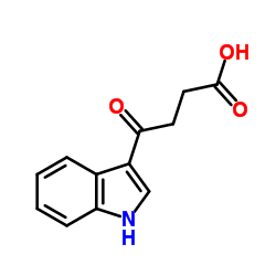 Indole-3-(4'-oxo)butyric acid Structure