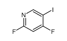 2,4-二氟-5-碘吡啶结构式